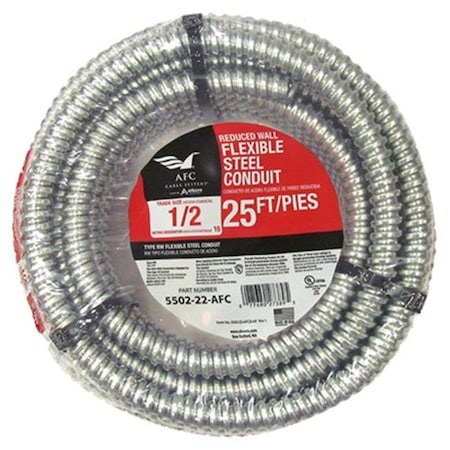 Afc Cable Systems Flexible 25 ft, Steel 416248